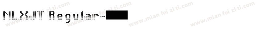 NLXJT Regular字体转换